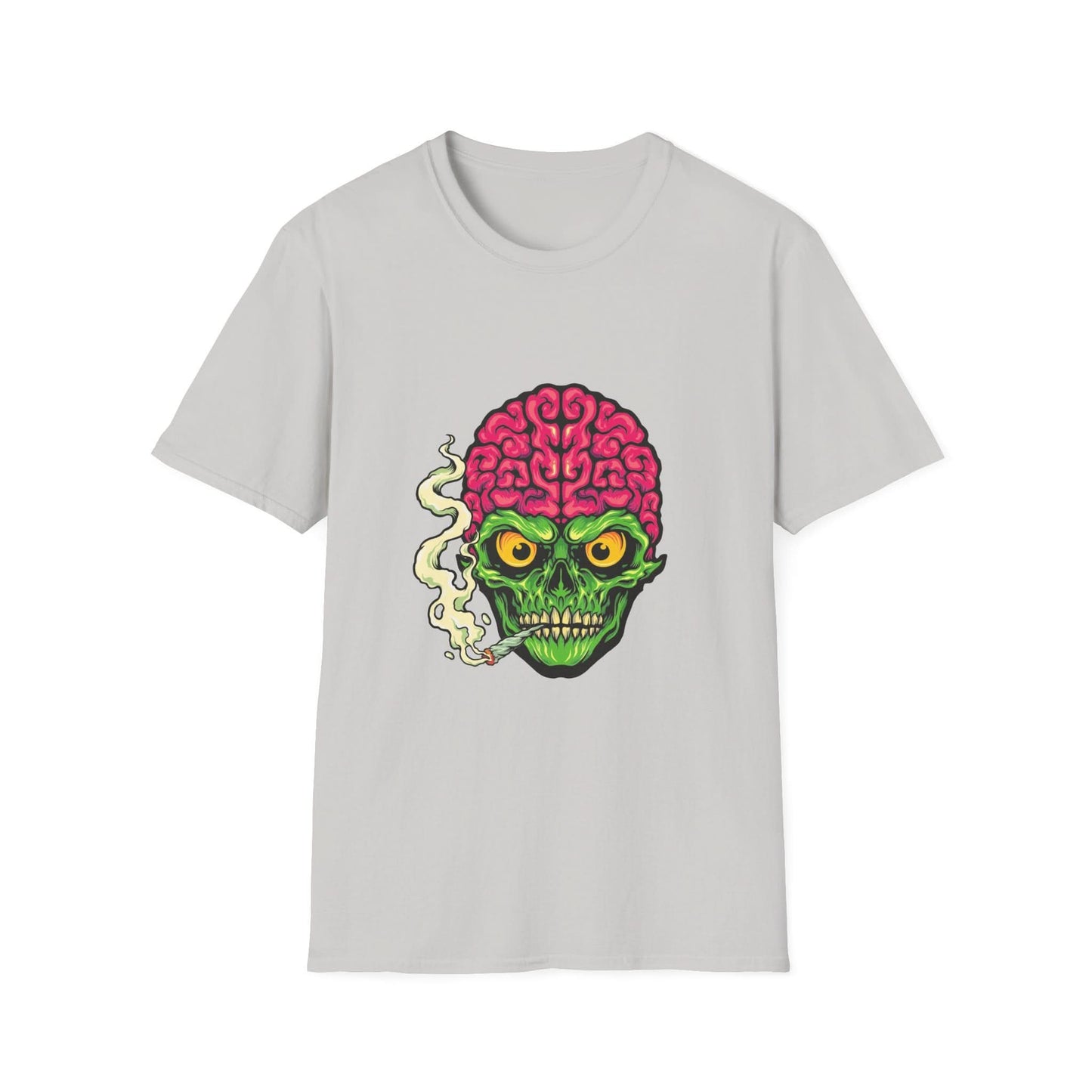Smoking Skull Weed Cigarette Mascot - Mleem
