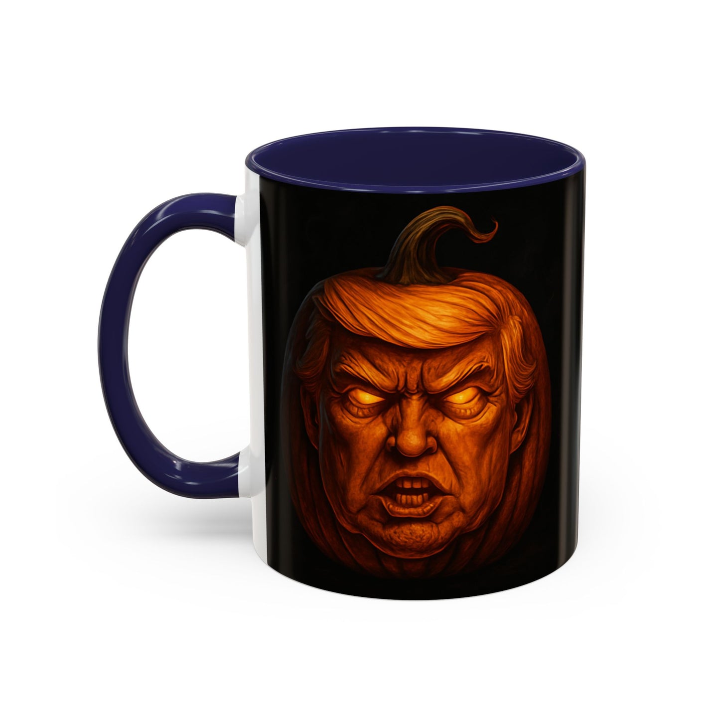 Halloween Pumpkin President Mug, Fun Gift for Coffee Lovers, Spooky Decor, Trick or Treat, Autumn Vibes, Unique Collectible