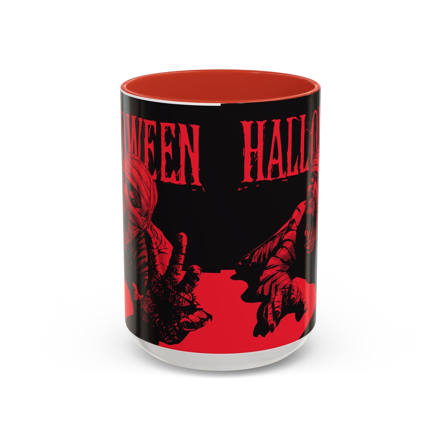 Halloween Accent Coffee Mug | Spooky Coffee Cup for Halloween Lovers, Trick or Treat Mug, Horror Decor, Gift for Fans