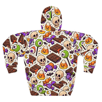 Spooky Fun Hoodie: Halloween Celebration, Unisex Pullover, Cozy Apparel, Soft Hoodie, Casual Outfit, Graphic Sweatshirt