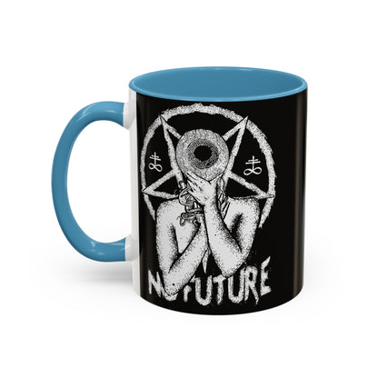 Gothic Ceramic Coffee Mug – Dark Art, Unique Gift, Halloween Decor, Witchy Vibe, Spooky Homeware
