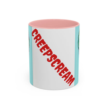 Creepy Ice Cream Mug - Perfect for Halloween, Unique Gift for Coffee Lovers, Spooky Decor, Creepscream Design, Fun Kitchenware