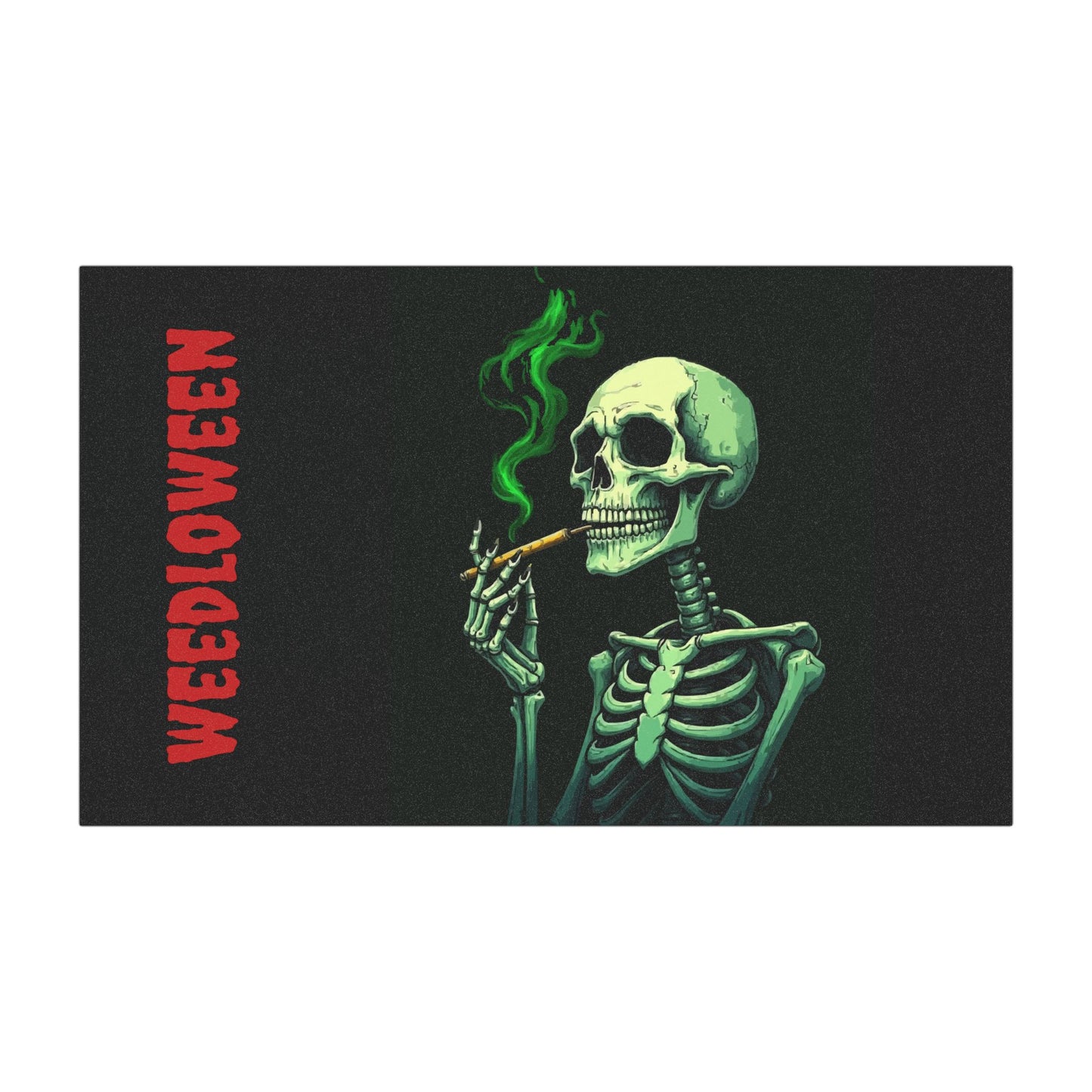 Weedloween Car Magnets | Fun Halloween Decor, Skull Magnet, Car Decor, Halloween Gifts, Skeleton Vibe