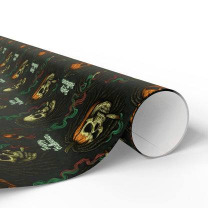 Gothic Halloween Wrapping Paper, Spooky Gift Wrap for October Celebrations, Scary Patterned Gift Wrap, Unique Holiday Wrap, Fun [...]