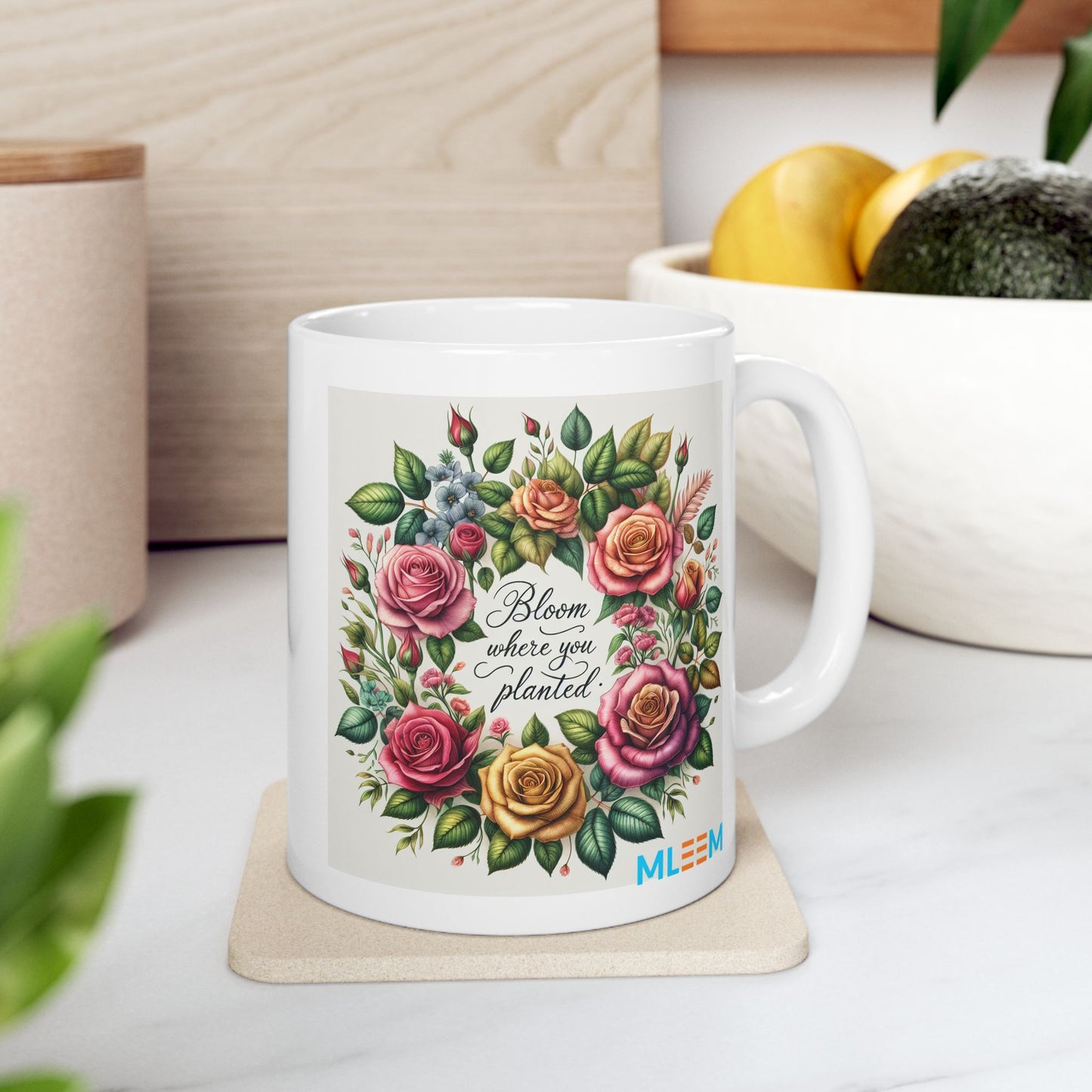 Floral Ceramic Mug