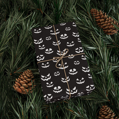 Spooky Halloween Wrapping Paper Roll, Unique Gift Wrap for Halloween Parties, Trick or Treat, Scary Decor, Ghostly Presents