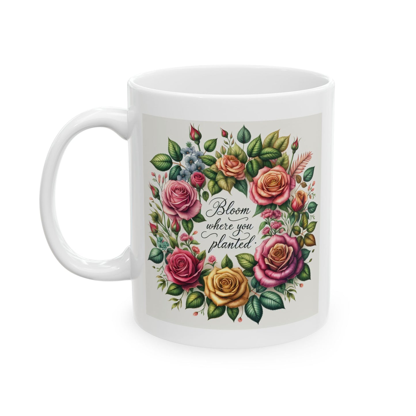 Floral Ceramic Mug