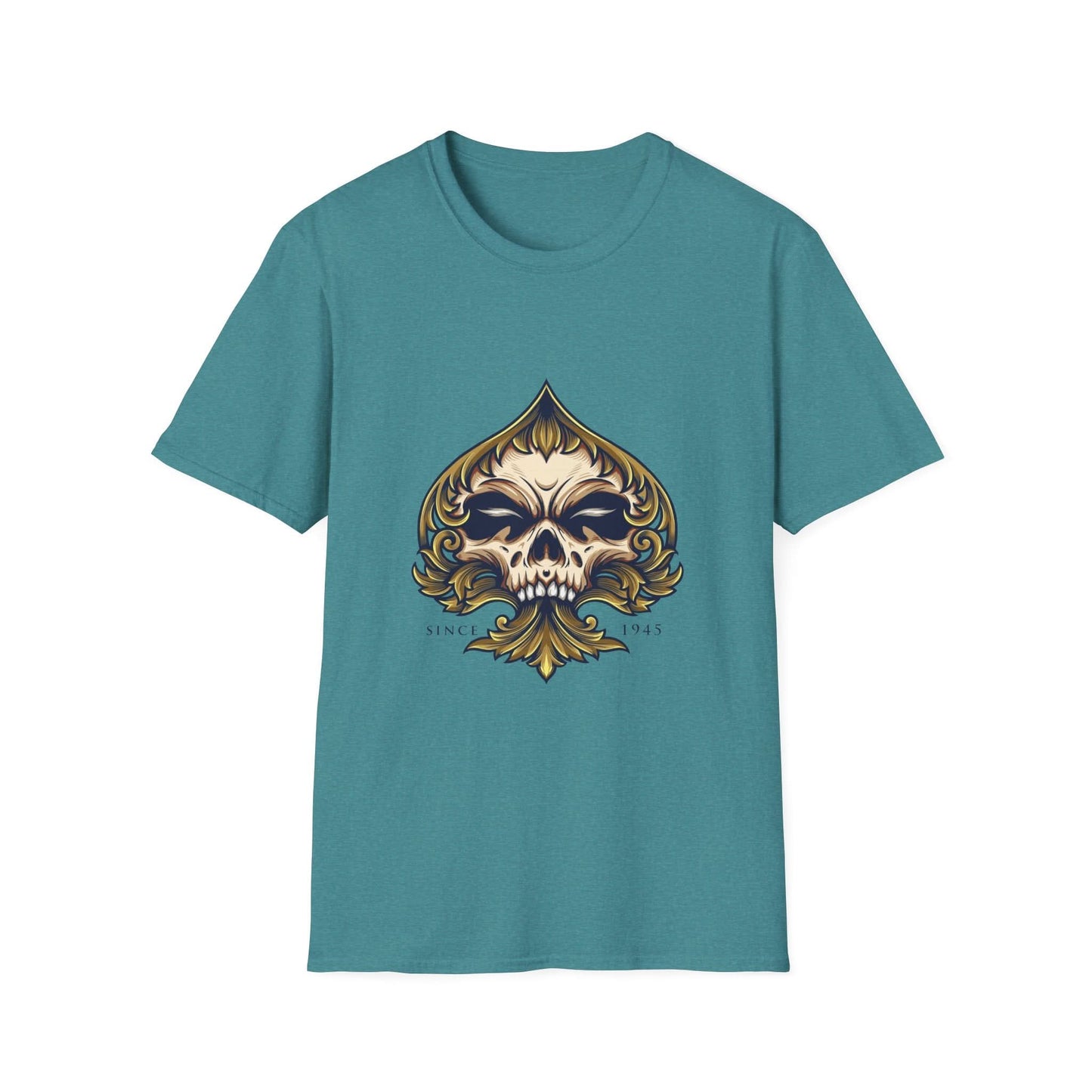 Skull Playing Card with Ornate Luxury - Mleem