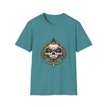 Skull Playing Card with Ornate Luxury - Mleem