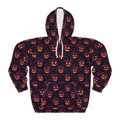 Halloween Pumpkin Unisex Pullover Hoodie, Spooky Hoodie for Fall, Ghosts and Ghouls Apparel, Pumpkin Spice Sweatshirt, Halloween Costume