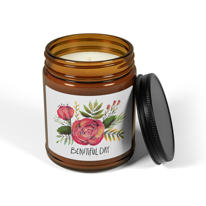 Scented Soy Candle | Floral Home Decor, Eco-Friendly, Aromatherapy