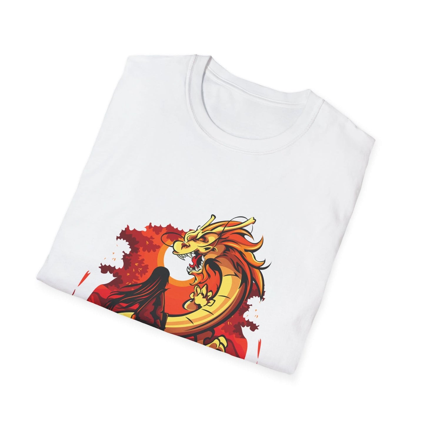 Girl Facing A Dragon - Mleem