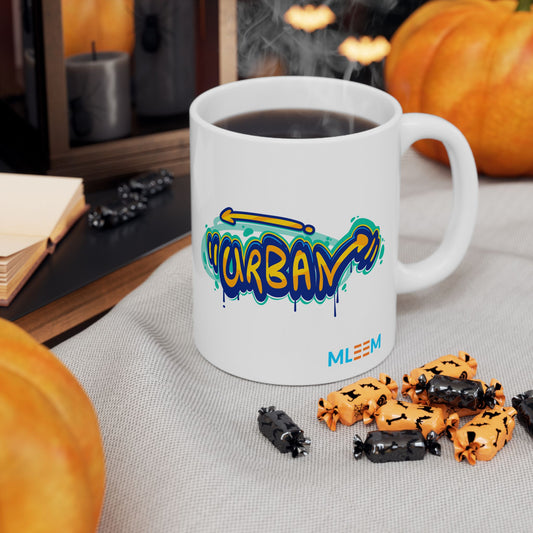 Artistic Coffee Cup, Gift for Artists, Urban Style