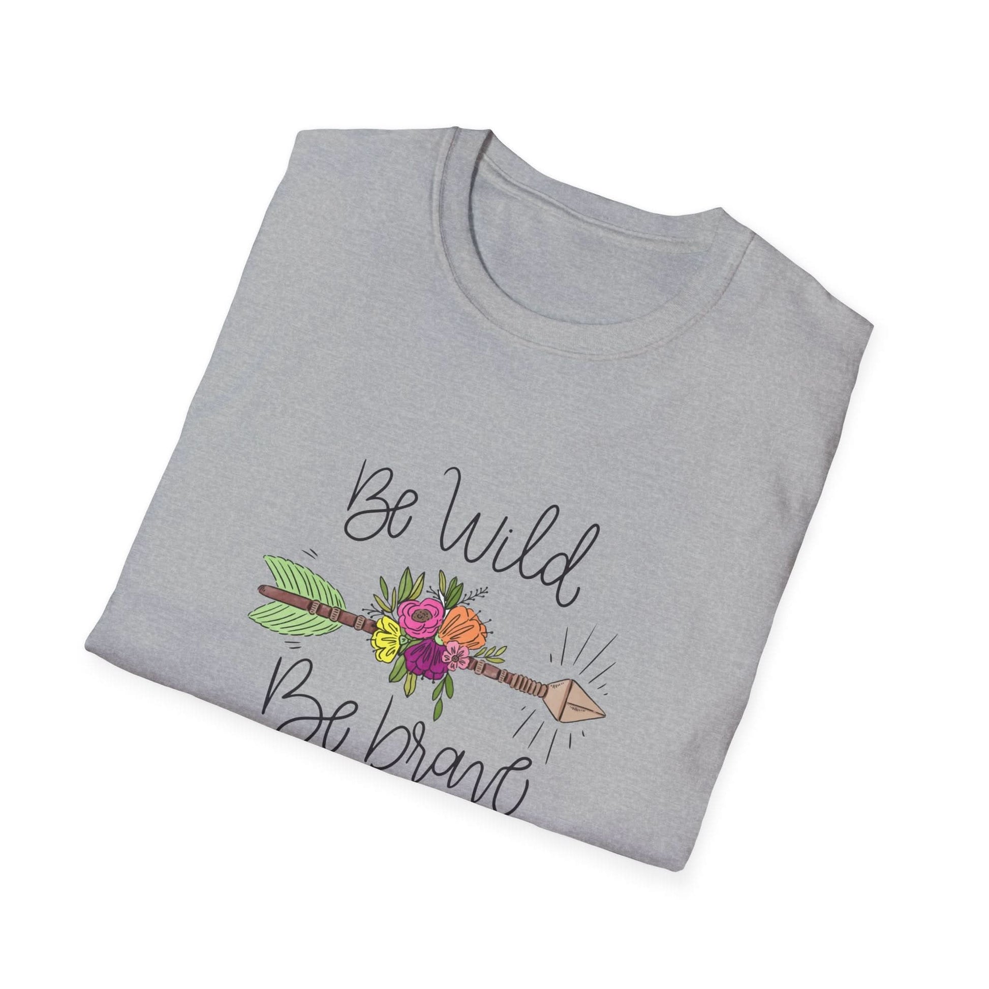 Be Wild Be Brave Flower Arrow - Mleem