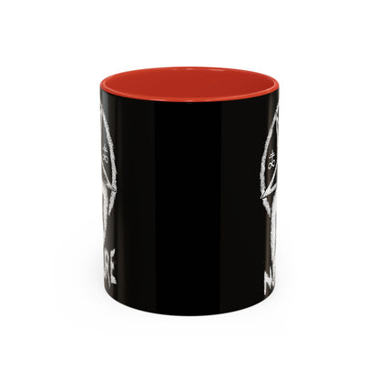 Gothic Ceramic Coffee Mug – Dark Art, Unique Gift, Halloween Decor, Witchy Vibe, Spooky Homeware