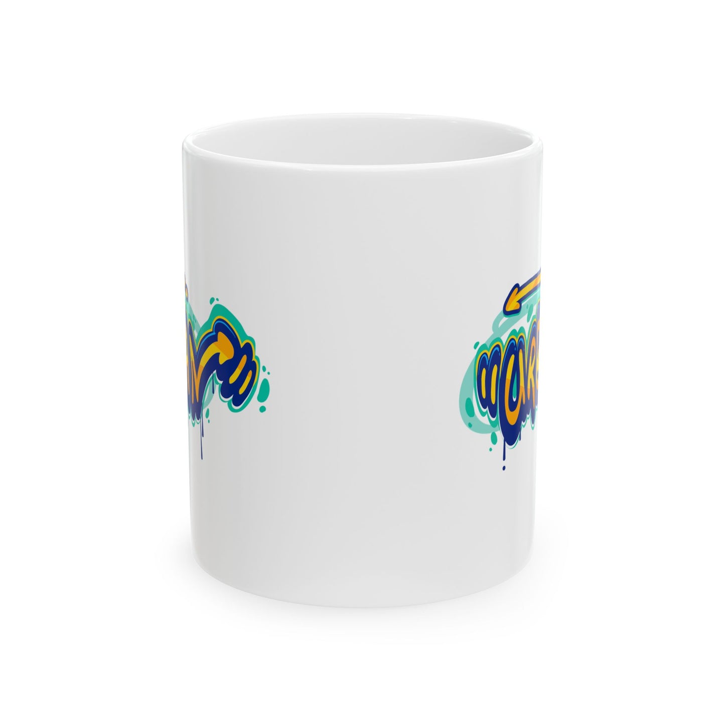 Artistic Coffee Cup, Gift for Artists, Urban Style