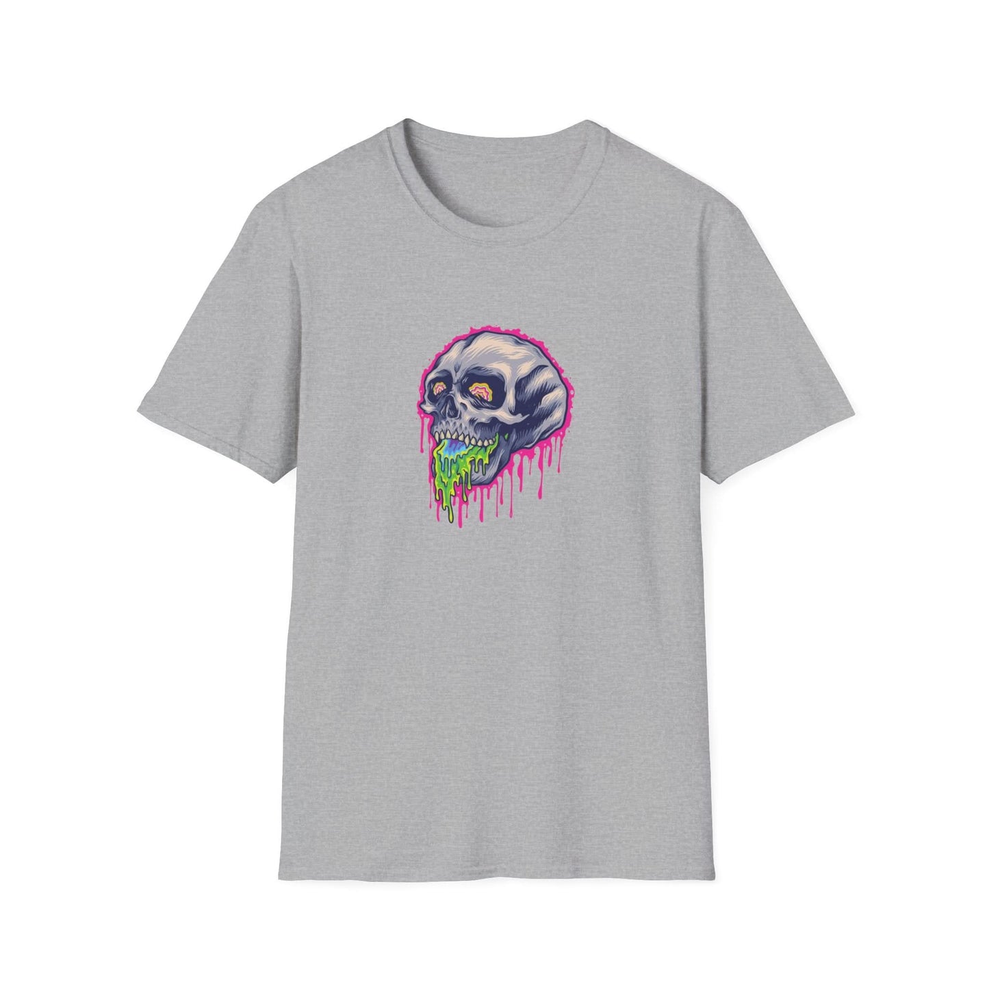 Scary Colorful Stone Skull - Mleem