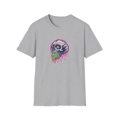 Scary Colorful Stone Skull - Mleem