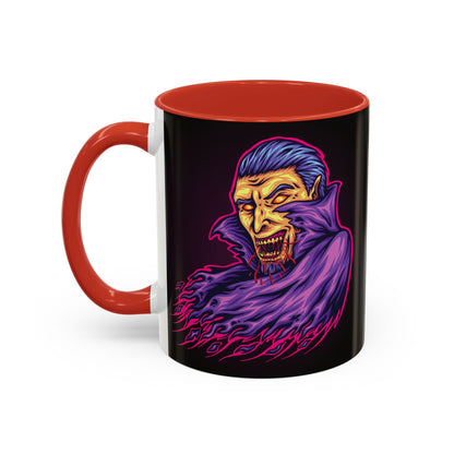 Creepy Gothic Accent Coffee Mug for Spooky Vibes, Halloween Decor, Unique Gift, Coffee Lover, Witchcraft Essentials