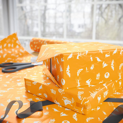 Vibrant Wrapping Paper for Gifts, Unique Gift Wrap, Birthday, Holidays, Party Decor, Eco-Friendly Gift Wrap