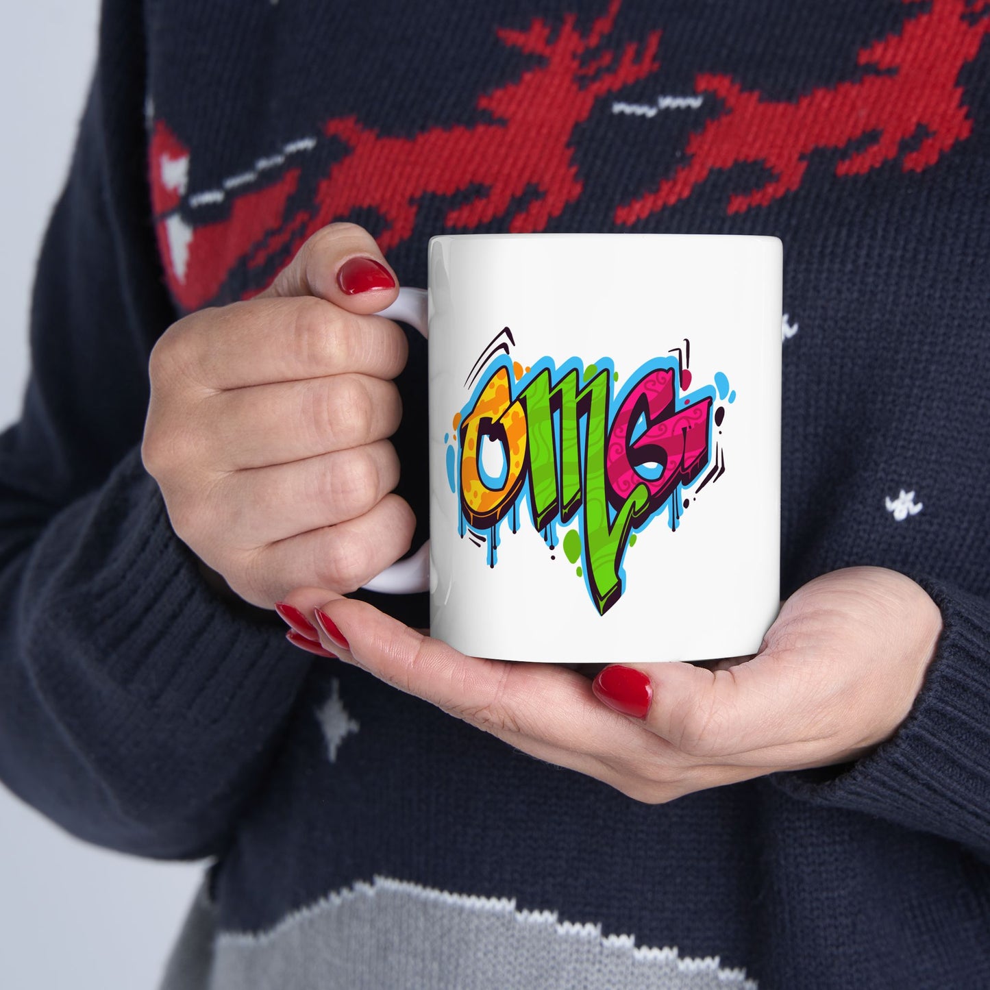 Colorful Graffiti Ceramic Mug