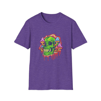 Psychedelic Skull with Mushrooms - Mleem