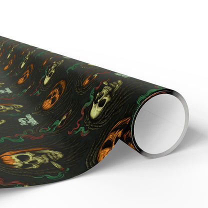 Gothic Halloween Wrapping Paper, Spooky Gift Wrap for October Celebrations, Scary Patterned Gift Wrap, Unique Holiday Wrap, Fun [...]