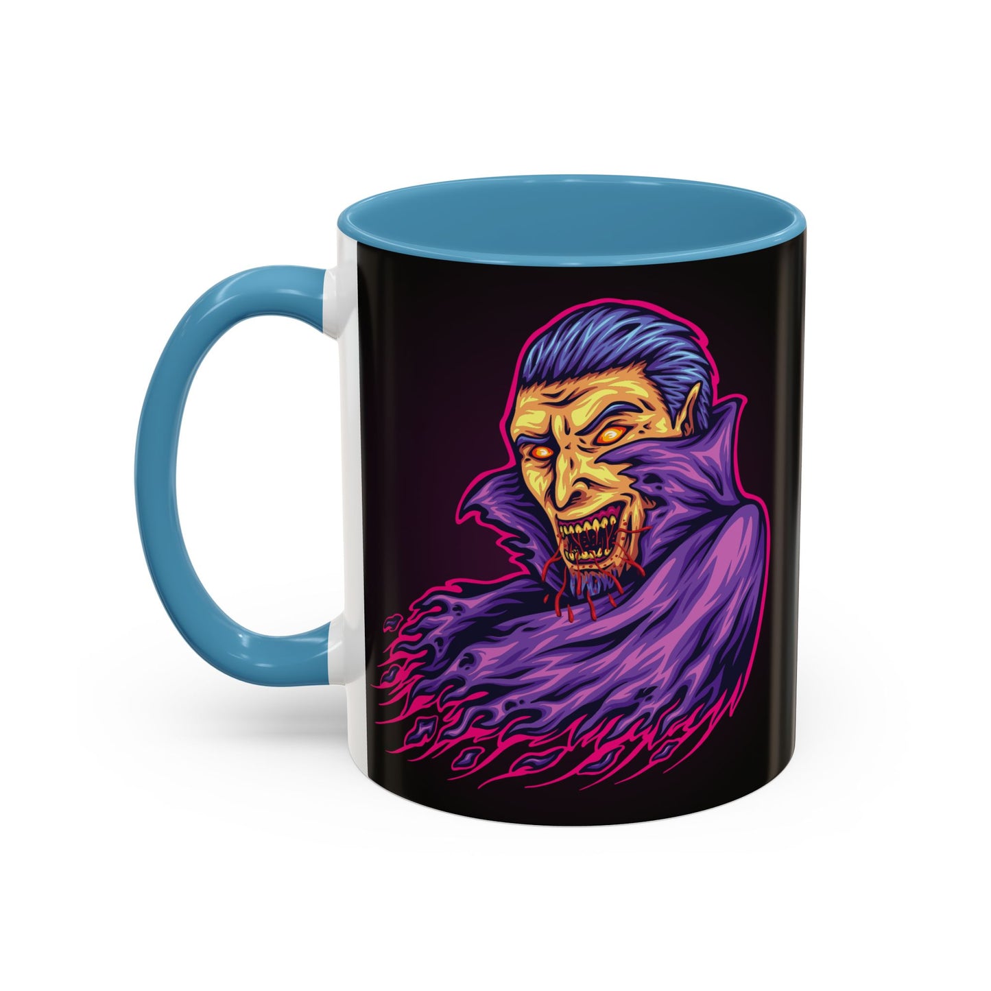 Creepy Gothic Accent Coffee Mug for Spooky Vibes, Halloween Decor, Unique Gift, Coffee Lover, Witchcraft Essentials