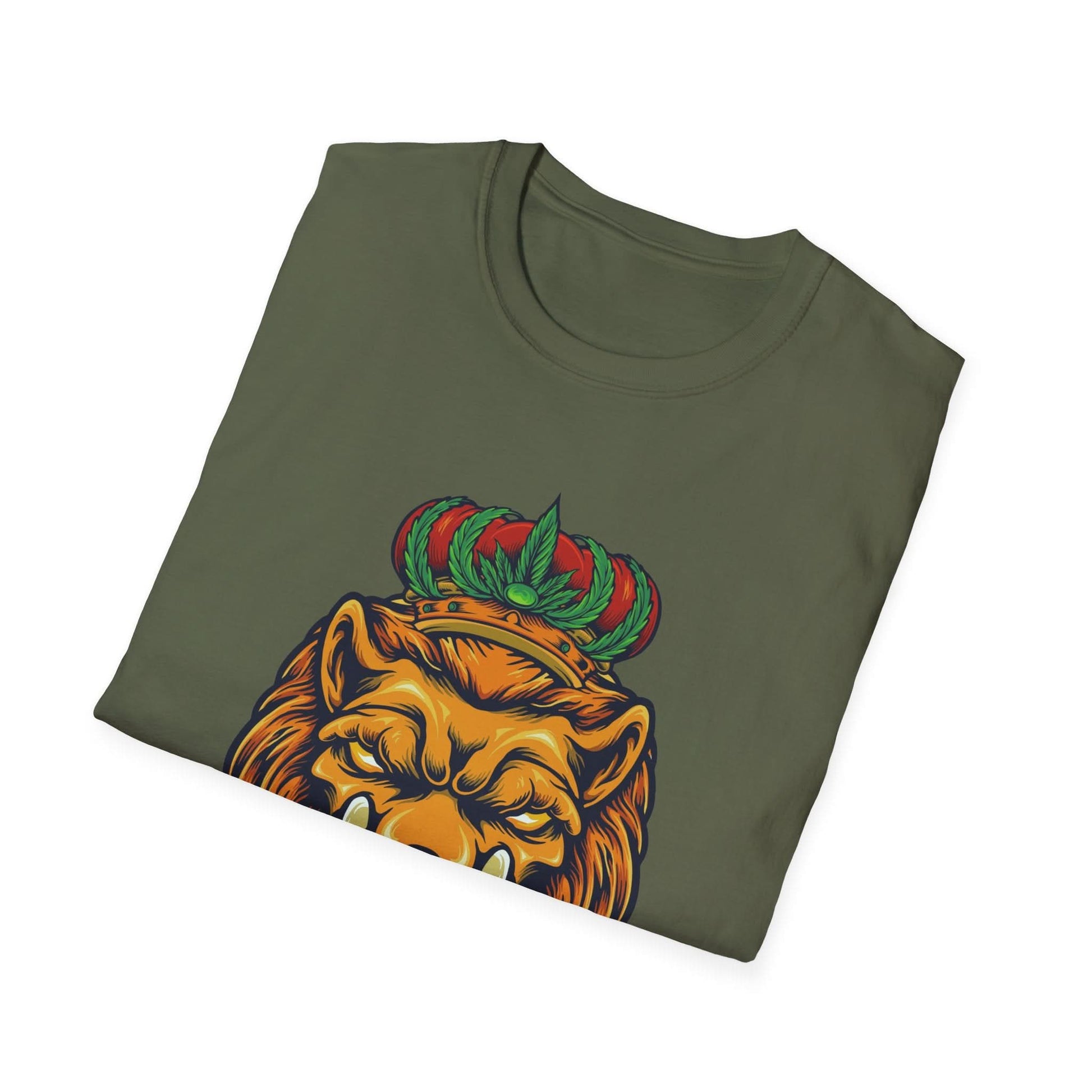 Angry Lion Head with Crown - Mleem
