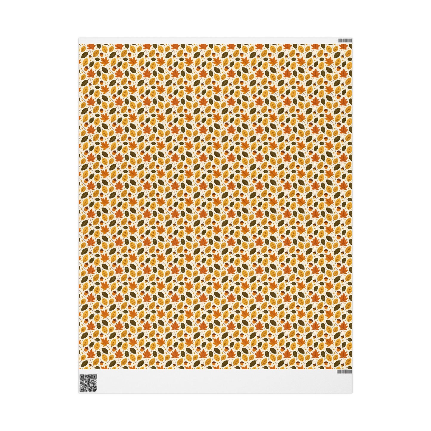 Autumn-Themed Wrapping Paper, Fall Leaves Gift Wrap, Seasonal Gift Wrapping, Eco-Friendly Wrap, Thanksgiving Party Supplies