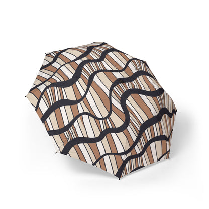 Chic Foldable Umbrella, Stylish Travel Umbrella, Rain Gear, Beach Accessories, Gifts for Her, Compact Sunshade