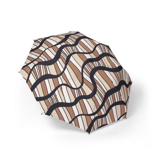 Chic Foldable Umbrella, Stylish Travel Umbrella, Rain Gear, Beach Accessories, Gifts for Her, Compact Sunshade