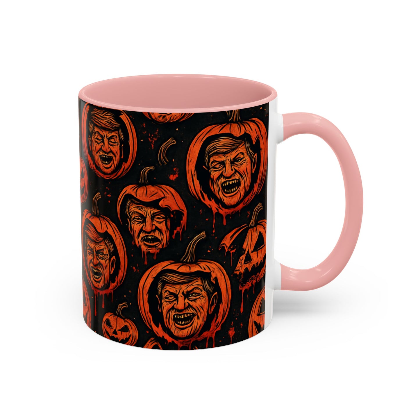 Spooky Pumpkin Faces Coffee Mug | Halloween Gifts, Funny Coffee Cup, Whimsical Mug, Holiday Decor, Unique Gifts