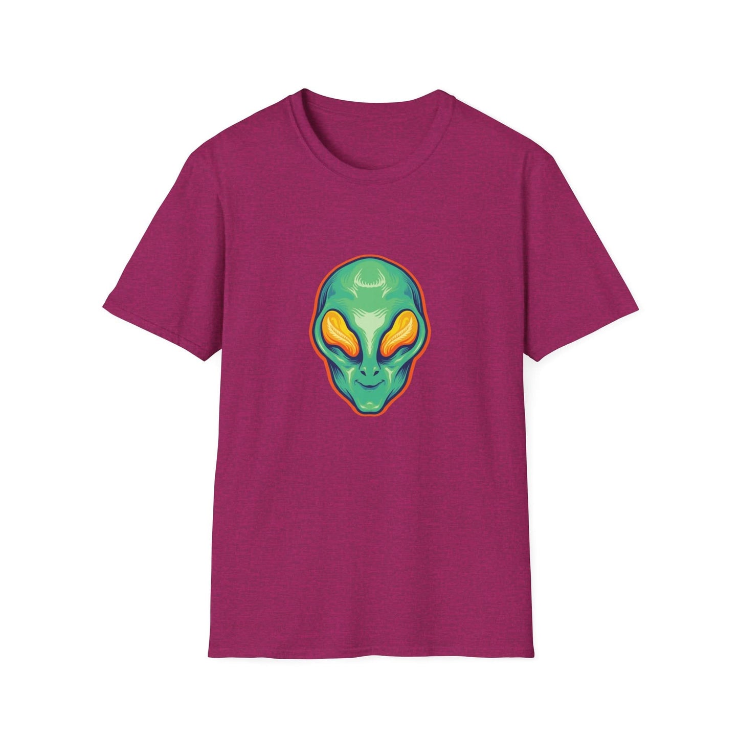 Alien Head Green Smile Mascot - Mleem