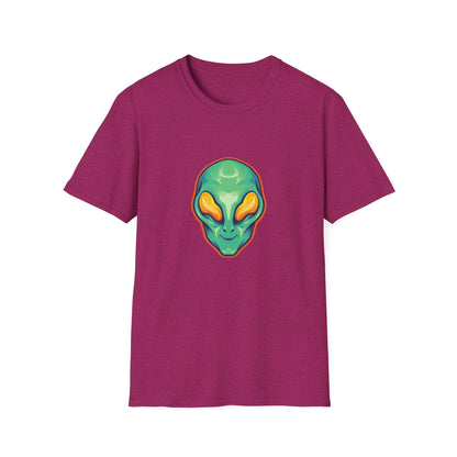 Alien Head Green Smile Mascot - Mleem