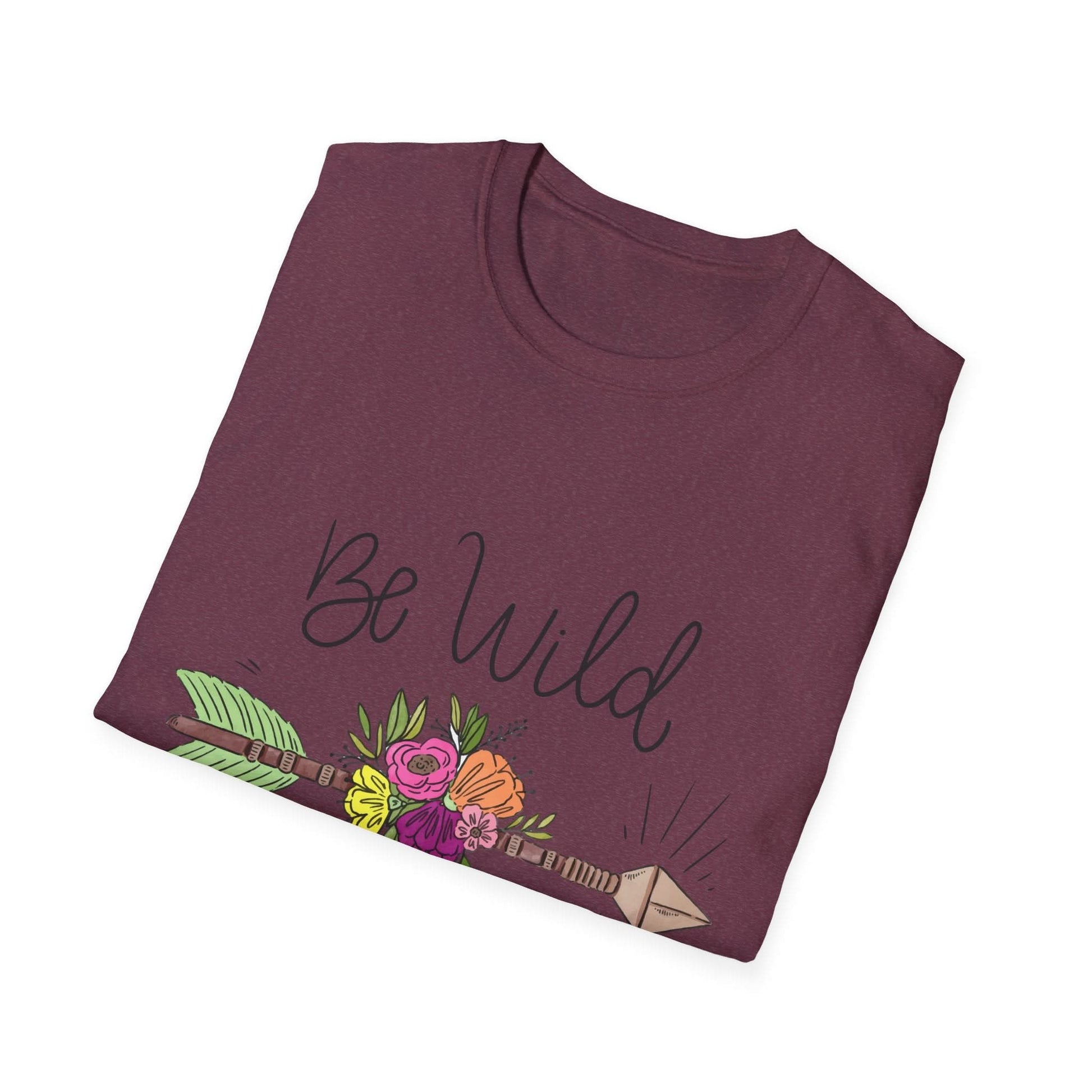 Be Wild Be Brave Flower Arrow - Mleem