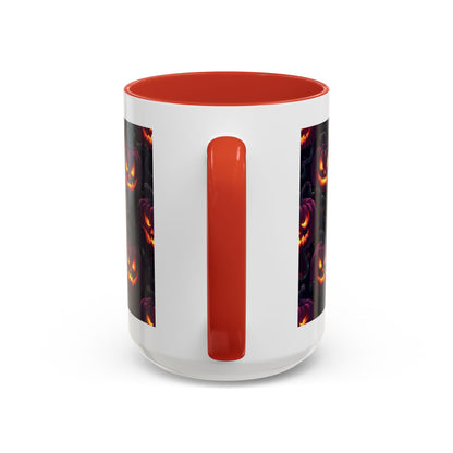 Halloween Pumpkin Coffee Mug, Spooky Ceramic Cup, Fall Decor, Autumn Gift, Halloween Party Essential, Seasonal Drinkware