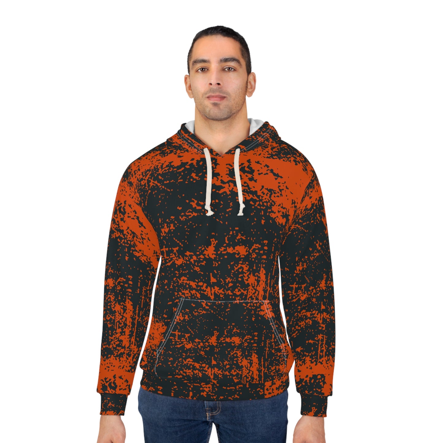Bold Graphic Unisex Pullover Hoodie, Cozy Fashion Sweatshirt, Trendy Fall Hoodie, Perfect Gift for Friends, Halloween Apparel
