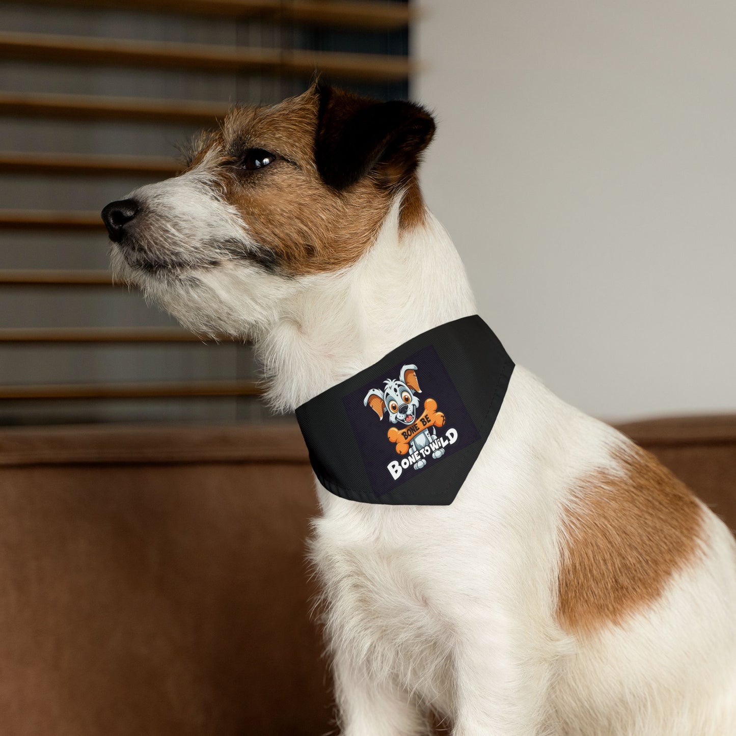 Bone to Be Wild Pet Bandana Collar, Dog Accessories, Pet Fashion, Dog Lovers Gift, Fun Dog Wear, Holiday Pet Gift