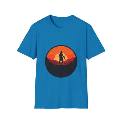 Swordsman With Sunset Background - Mleem