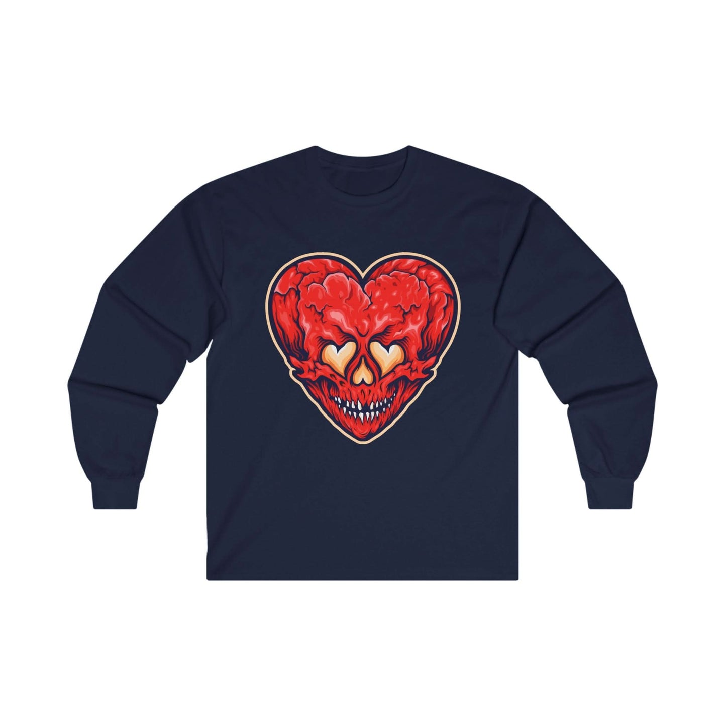 Cracked Heart Love Skull - Mleem