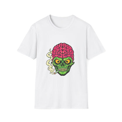 Smoking Skull Weed Cigarette Mascot - Mleem