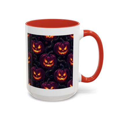 Halloween Pumpkin Coffee Mug, Spooky Ceramic Cup, Fall Decor, Autumn Gift, Halloween Party Essential, Seasonal Drinkware