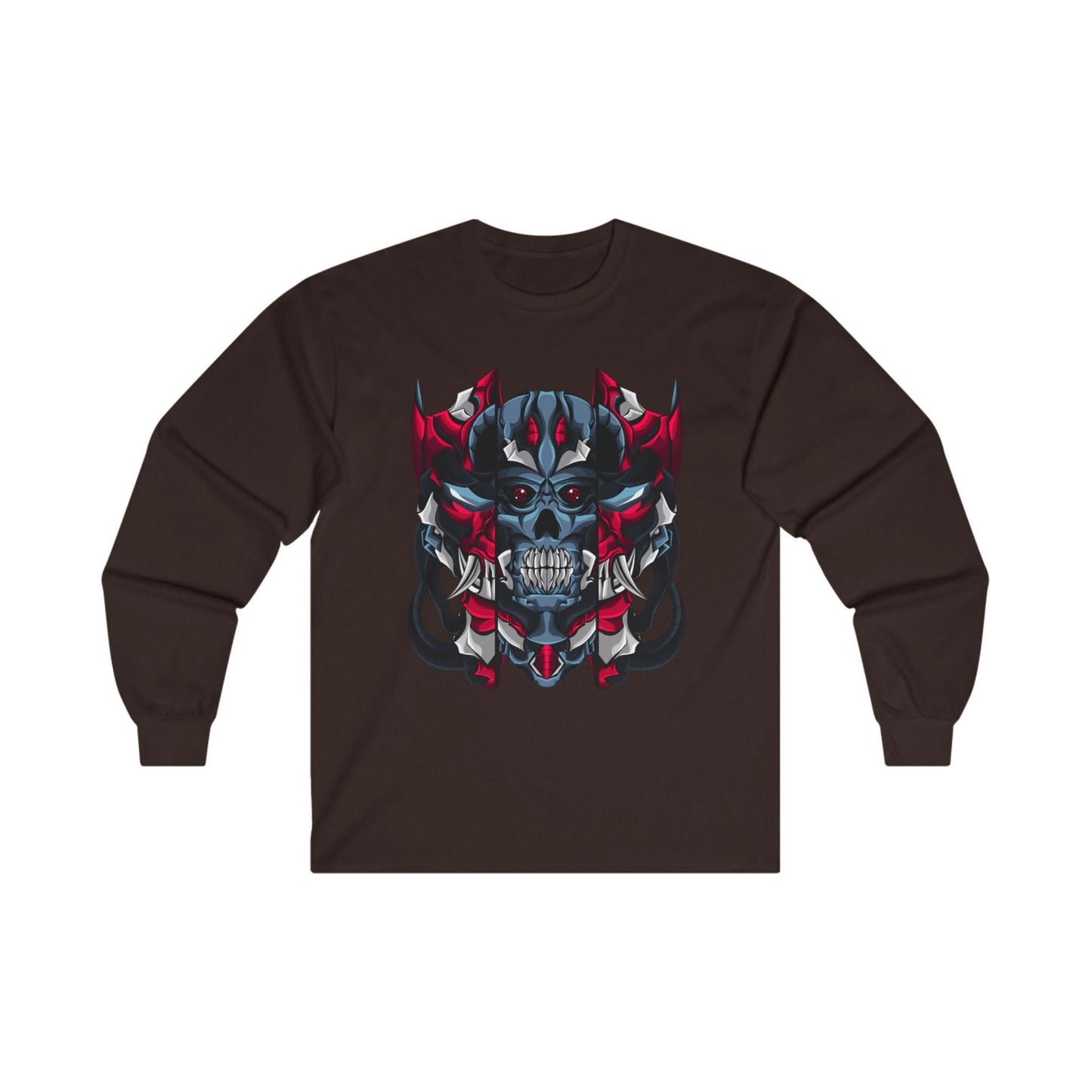 Dark Mecha Skull Artwork - Mleem