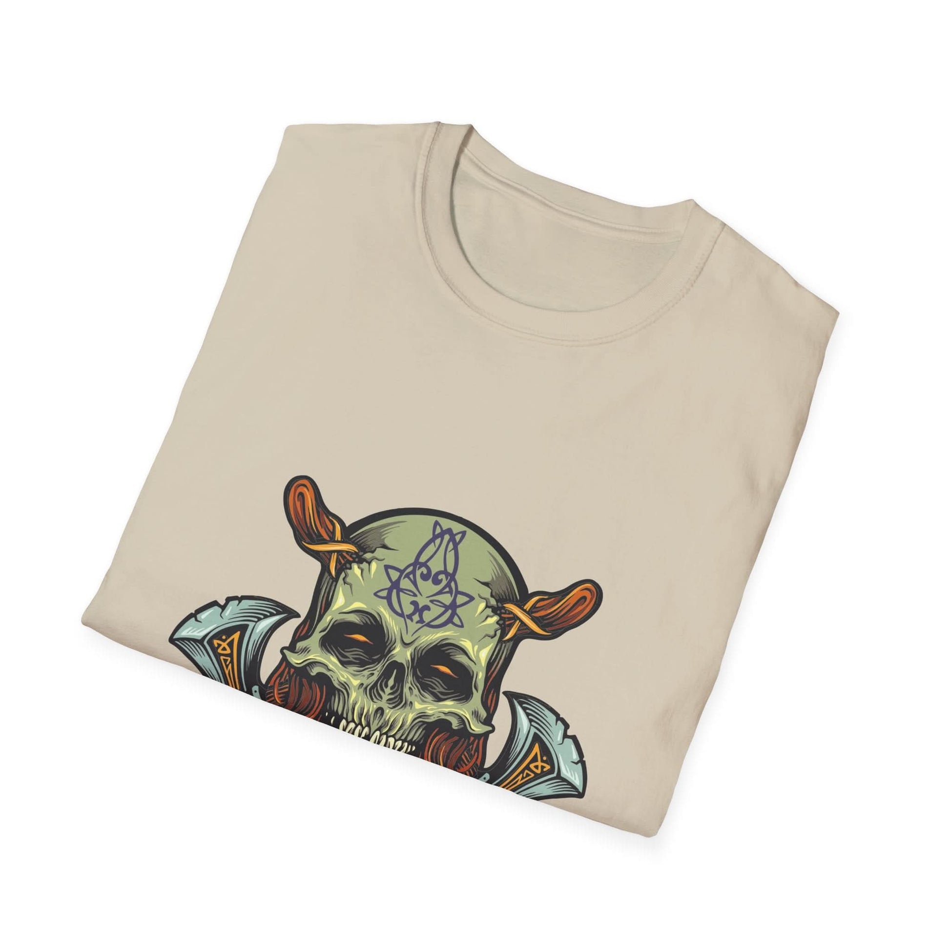 Viking Skull Warrior with Axe - Mleem