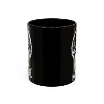 Gothic Ceramic Coffee Mug – Dark Art, Unique Gift, Halloween Decor, Witchy Vibe, Spooky Homeware