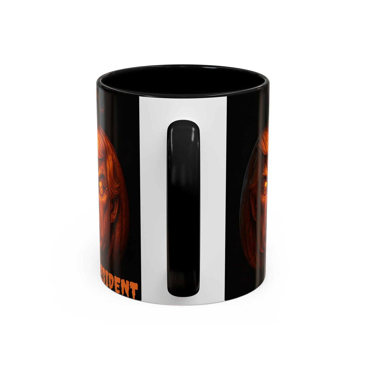 Halloween Pumpkin President Mug, Fun Gift for Coffee Lovers, Spooky Decor, Trick or Treat, Autumn Vibes, Unique Collectible
