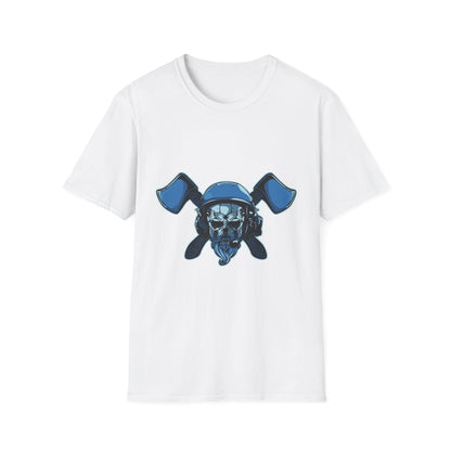 Bearded Skull With Ax - Mleem