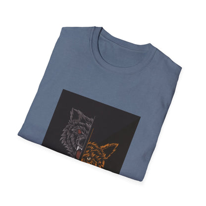 Angry Wolf Head Two Style - Mleem