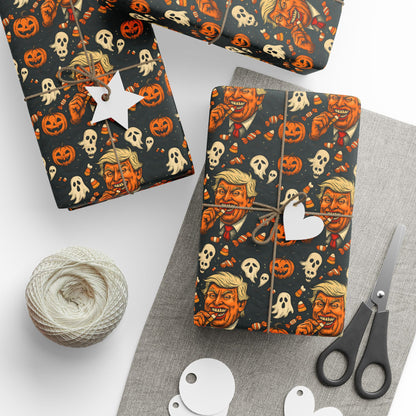 Festive Wrapping Paper for Halloween, Holiday Gift Wrap, Spooky Themed Paper, Trick-or-Treat Wrapping, Unique Present Decor